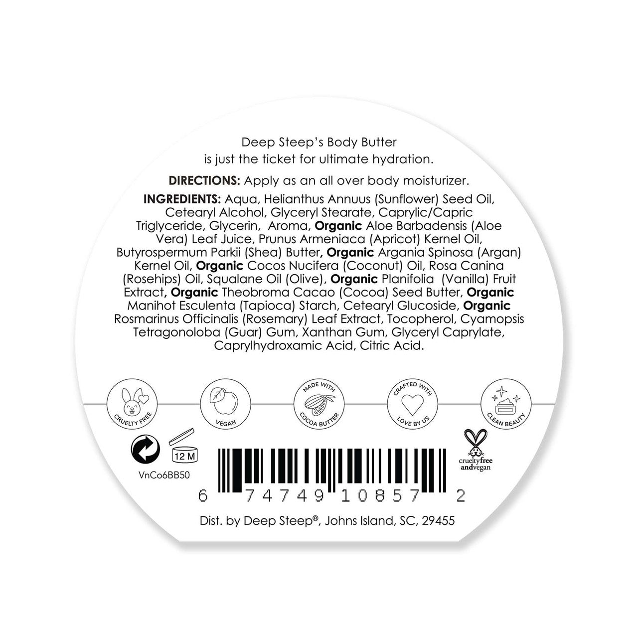 Body Butter - Vanilla Coconut | Curated Ambience