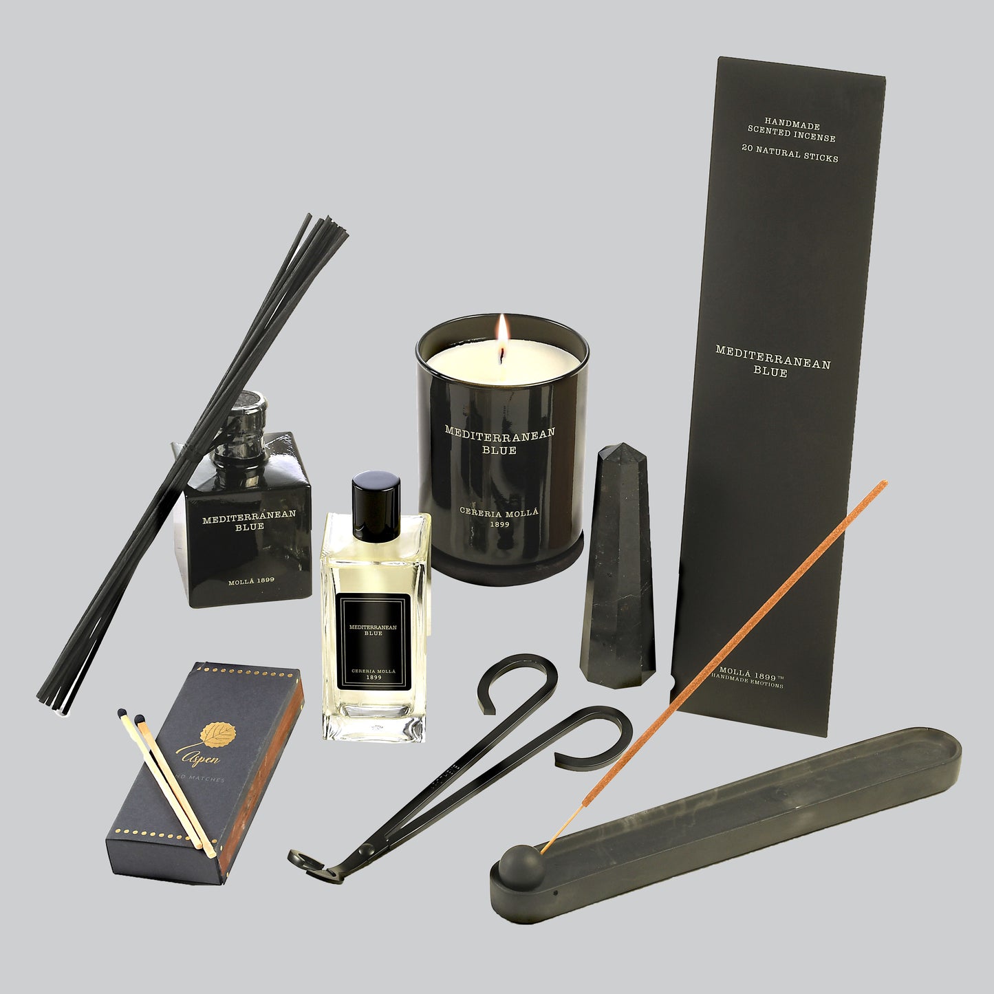 Cereira Molla Mediterranean Blue Scents Masculine Spa Box | Curated Ambience