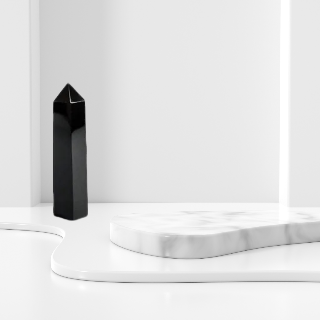 2.5-3 inch Obsidian Point Gemstone | Curated Ambience