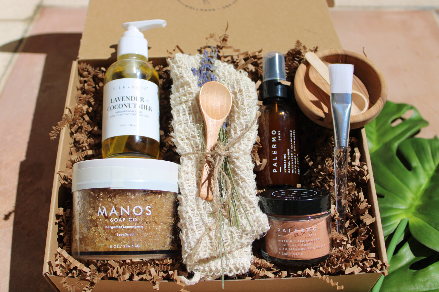 Lavender & Rose Self Care Spa Gift Box | Curated Ambience