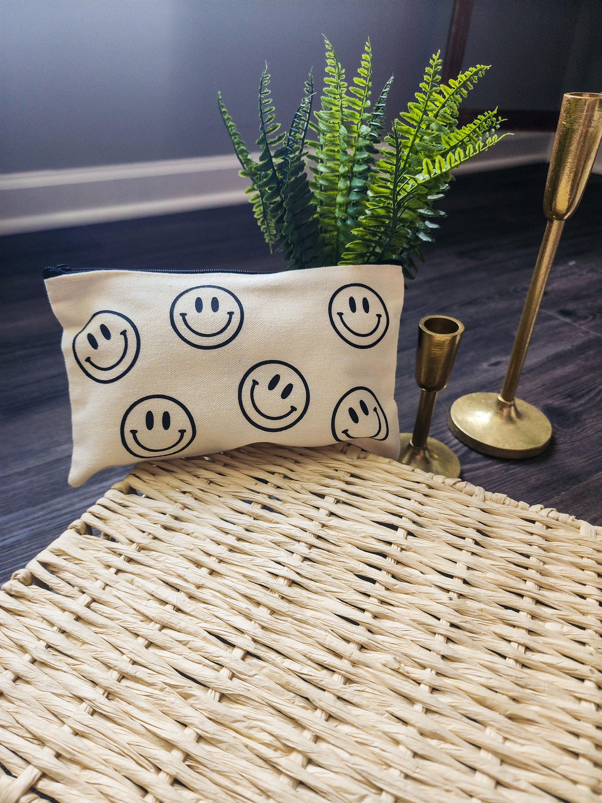 Smiley Face Pouch | Curated Ambience
