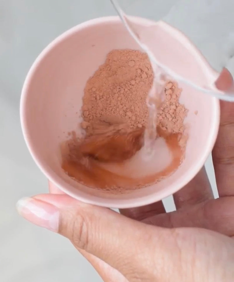 Vitamin C Facial Mask with French Pink Clay + Rosehip | Curated Ambience